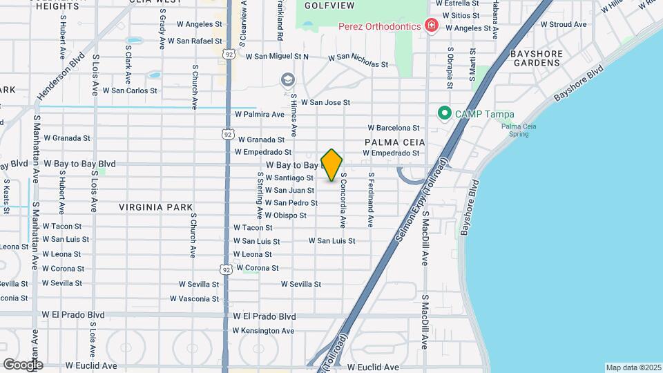 3409 W San Juan St Map and Location Details