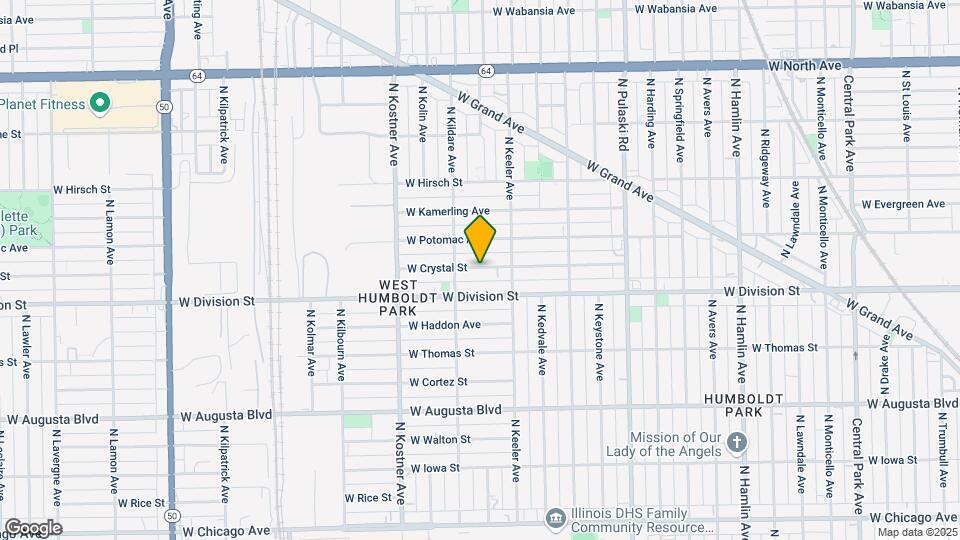 4234 W Crystal St, Unit 3 Map and Location Details