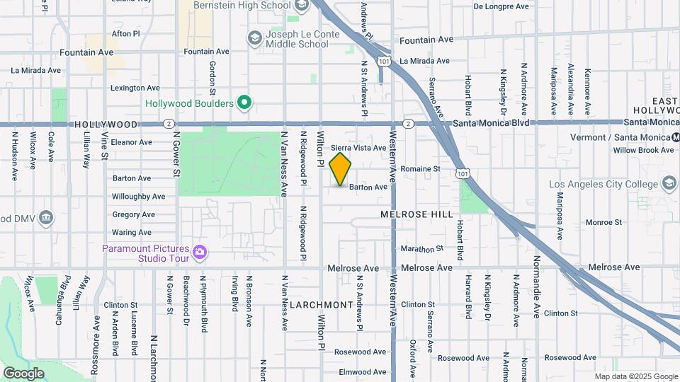 5526 Barton Ave Map and Location Details