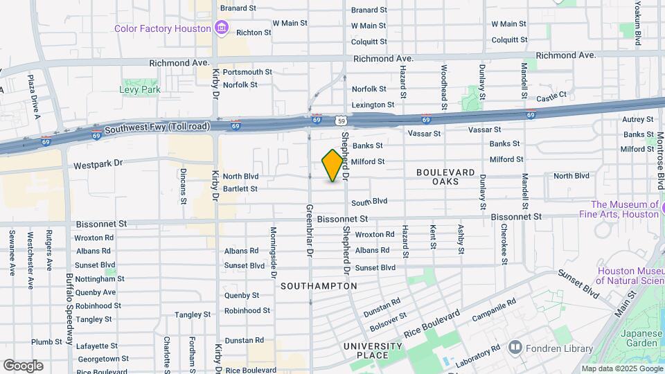 2218 Bartlett St Map and Location Details