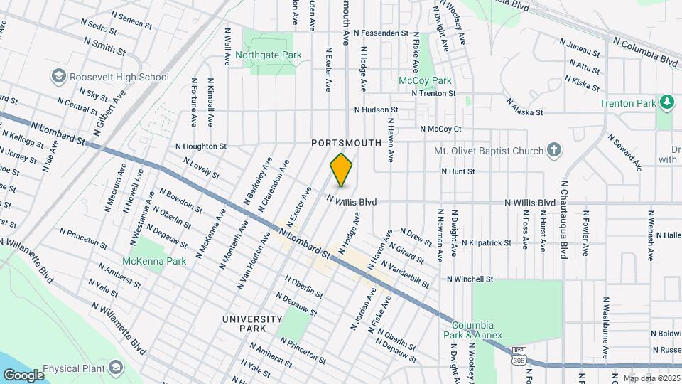 8122 N Gloucester Ave Map and Location Details