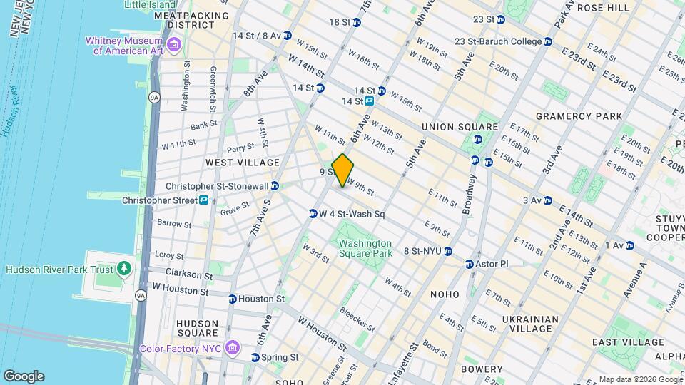 63 W 8th St Map and Location Details