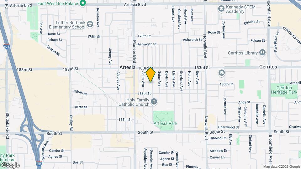 18501 Clarkdale Ave Mapa y Detalles de la Ubicación