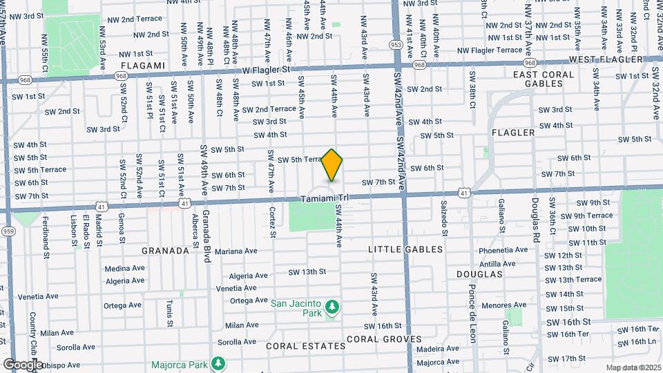 713 SW 44th Ct Map and Location Details