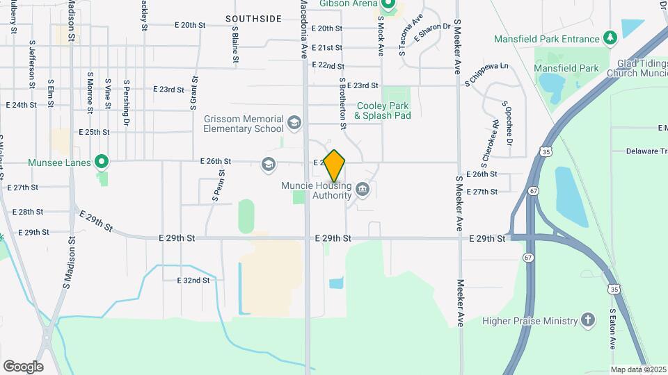 3423 S Dayton Ave Map and Location Details