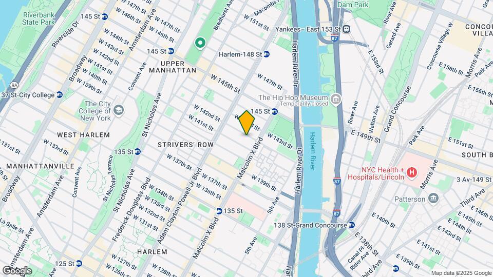 106 W 142nd St Map and Location Details