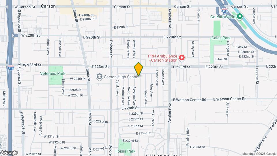 22419 Grace Ave Map and Location Details