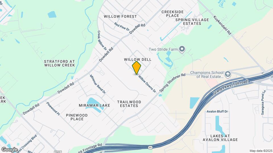 21907 Willow Downs Dr Map and Location Details
