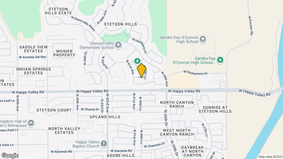 4029 W Hackamore Dr Map and Location Details