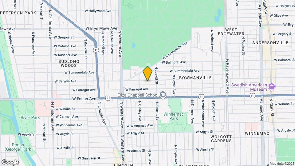 2231 W Berwyn Ave Map and Location Details