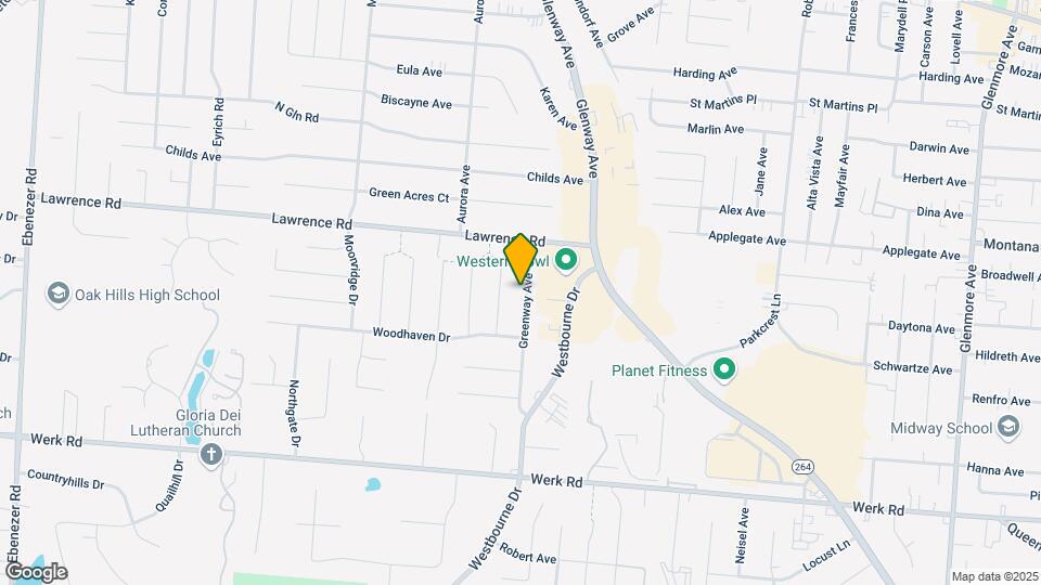 3349 Greenway Ave Map and Location Details