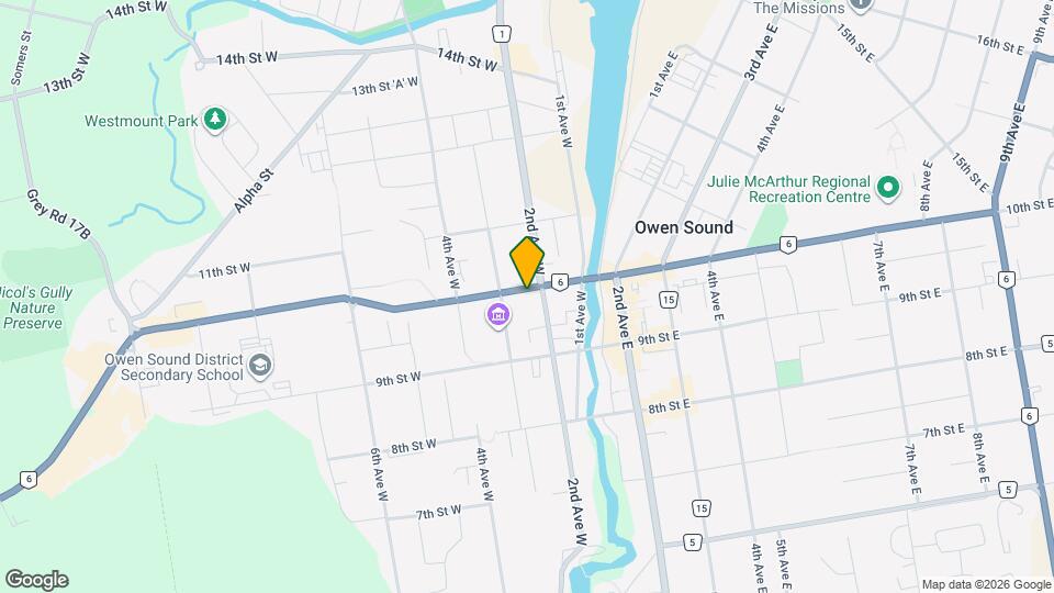 235 10th St W Map and Location Details