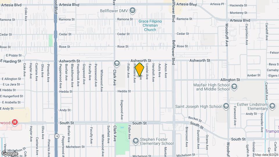 6053 Pearce Ave Map and Location Details
