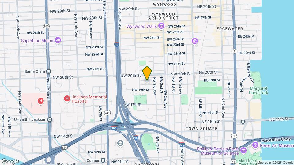 400 NW 19th Terrace Map and Location Details