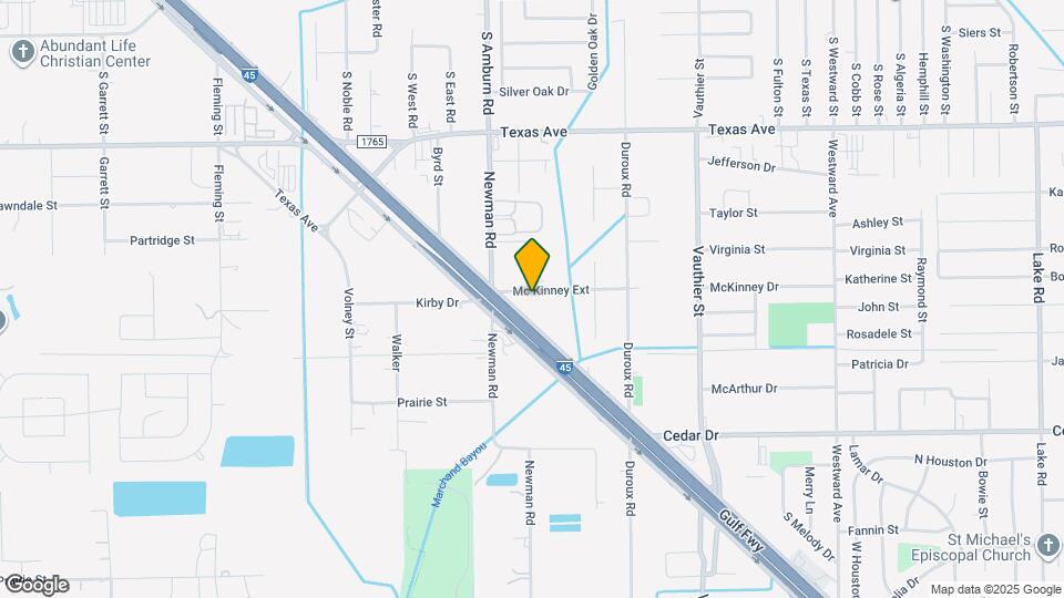 3901 McKinney Dr Map and Location Details