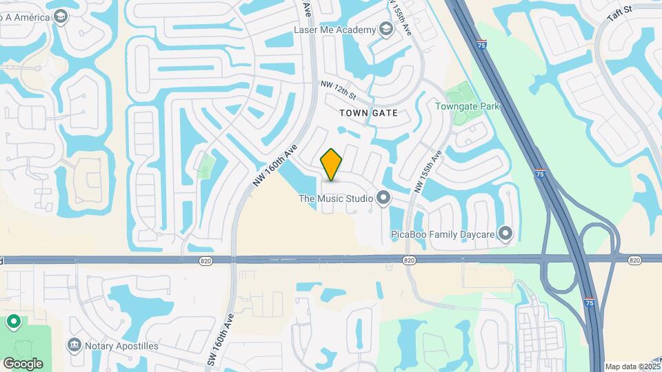 15868 NW 4th St Map and Location Details