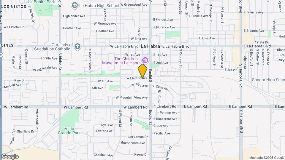 126 W Electric Ave Mapa y Detalles de la Ubicación