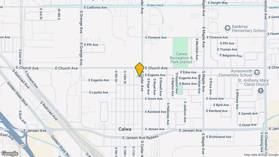 2432 S Cedar Ave Map and Location Details