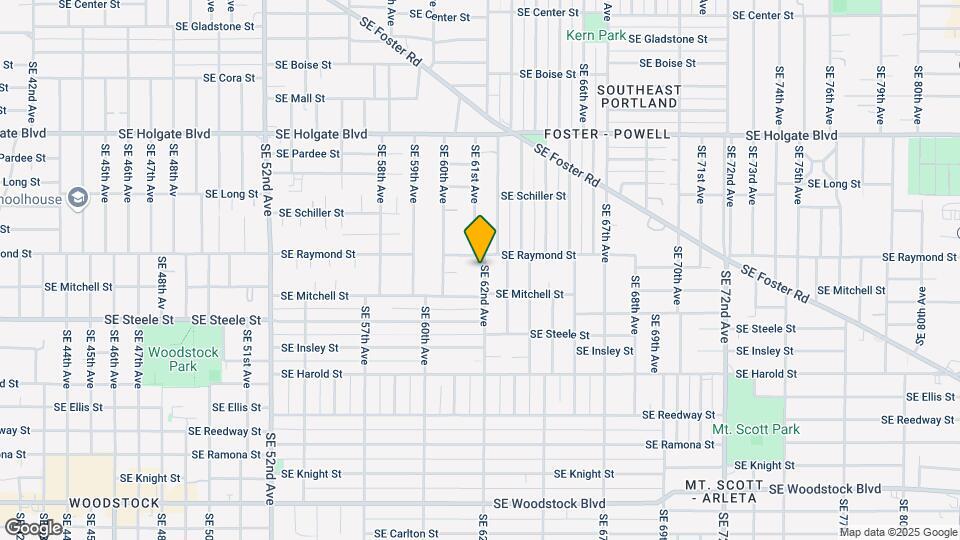 5023 SE 62nd Ave Mapa y Detalles de la Ubicación