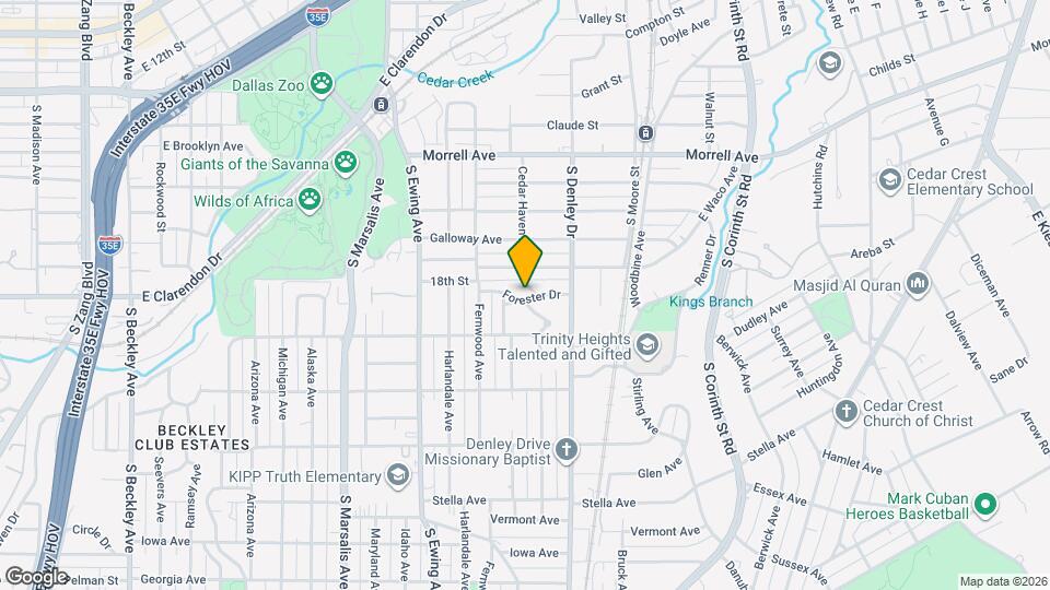 1131 Forester Dr Map and Location Details