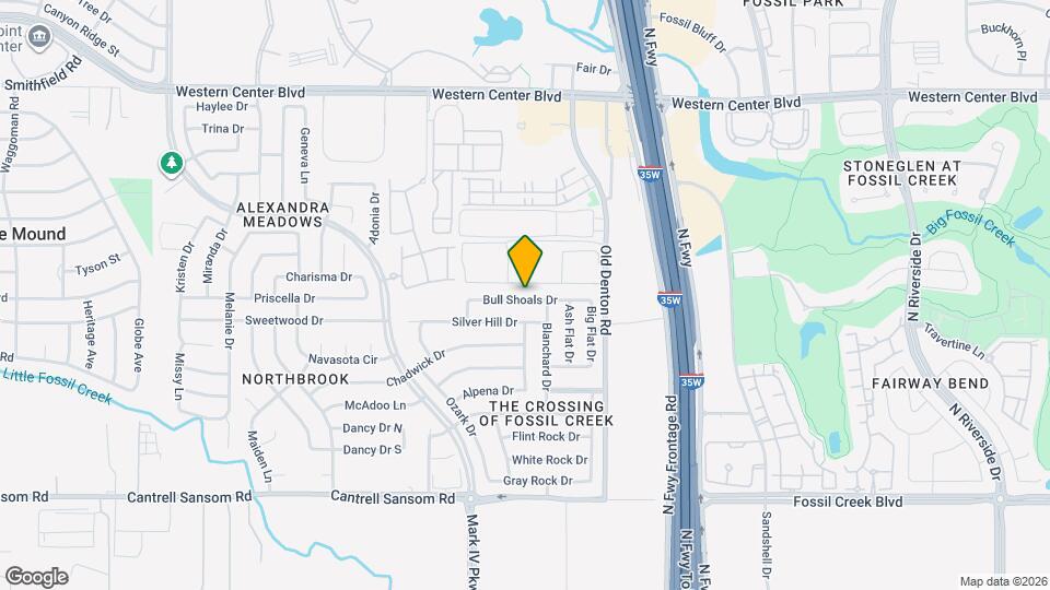 2717 Bull Shoals Dr Mapa y Detalles de la Ubicación