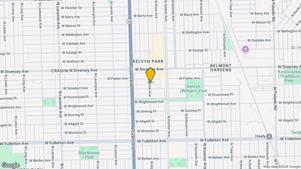 2709 N Kilpatrick Ave, Unit 2 Mapa y Detalles de la Ubicación