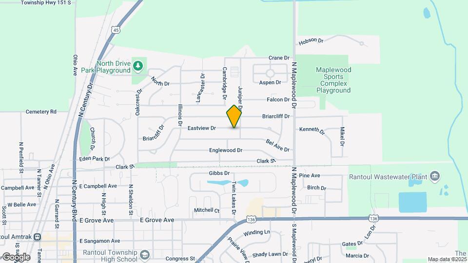 1088 Eastview Dr Map and Location Details