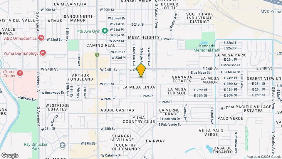2466-2474 S Maple Ave Map and Location Details