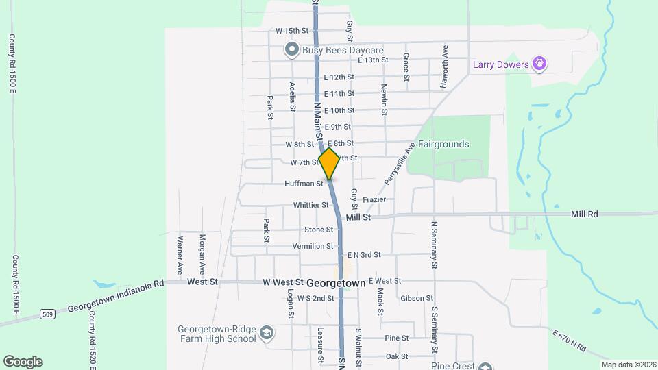 218 Huffman St Map and Location Details