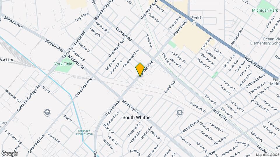 9008 Painter Ave Map and Location Details