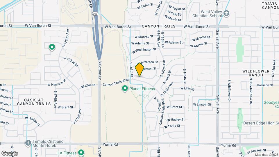 16861 W Harrison St Map and Location Details