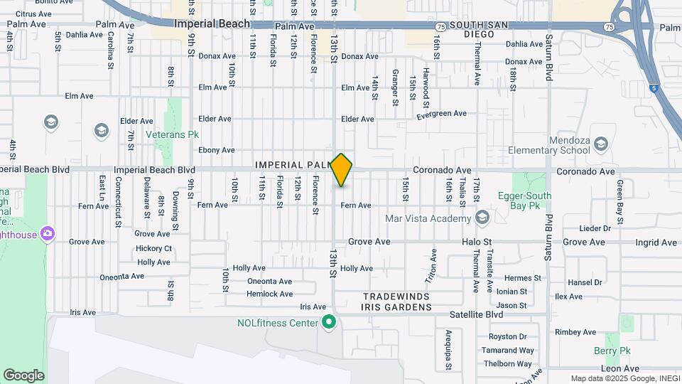 1157A-1165 13th St Map and Location Details