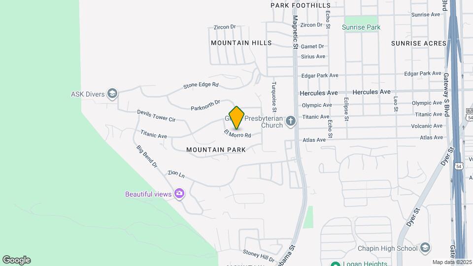 3213 El Morro Rd Map and Location Details