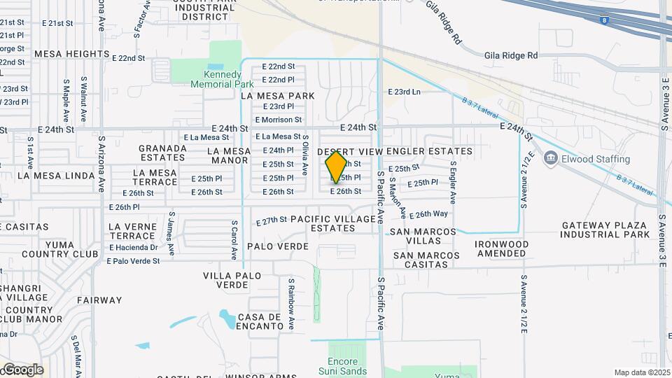 2028 E 26th St Mapa y Detalles de la Ubicación