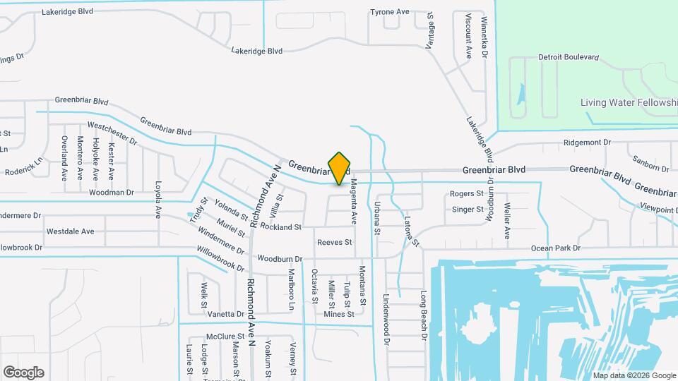 1951 Laverna Ave Map and Location Details