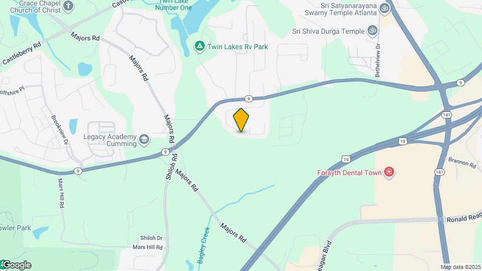 3080 Cross Creek Dr Map and Location Details