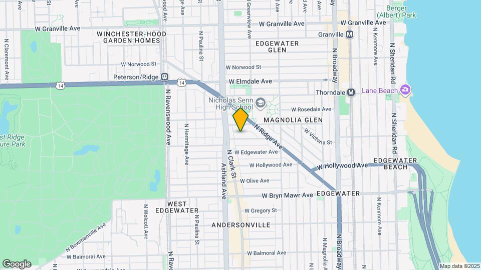 1522 W Victoria St, Unit 1F Mapa y Detalles de la Ubicación