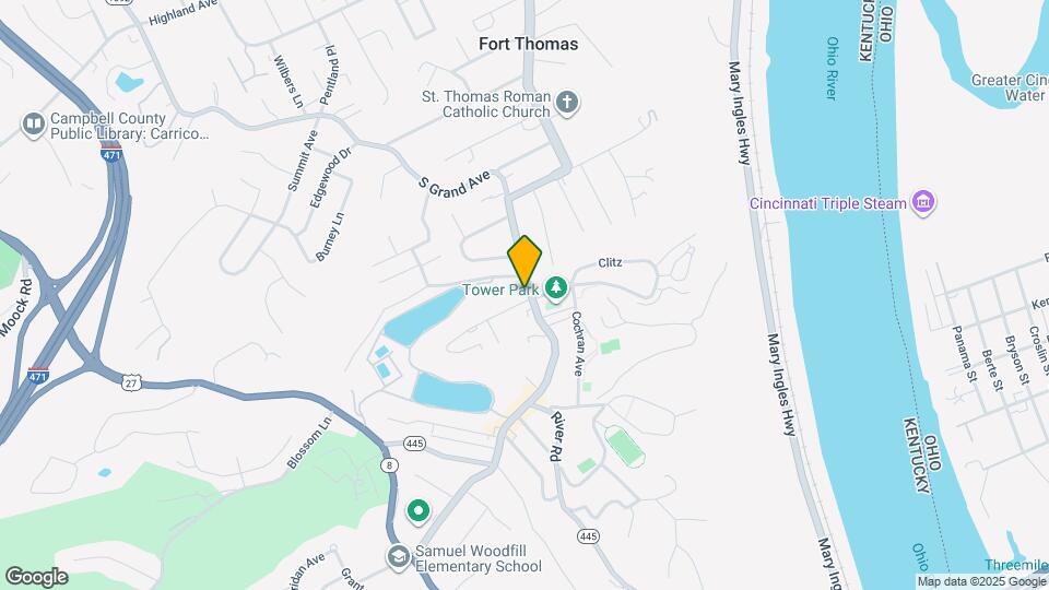 835 S Fort Thomas Ave, Unit 4 Mapa y Detalles de la Ubicación