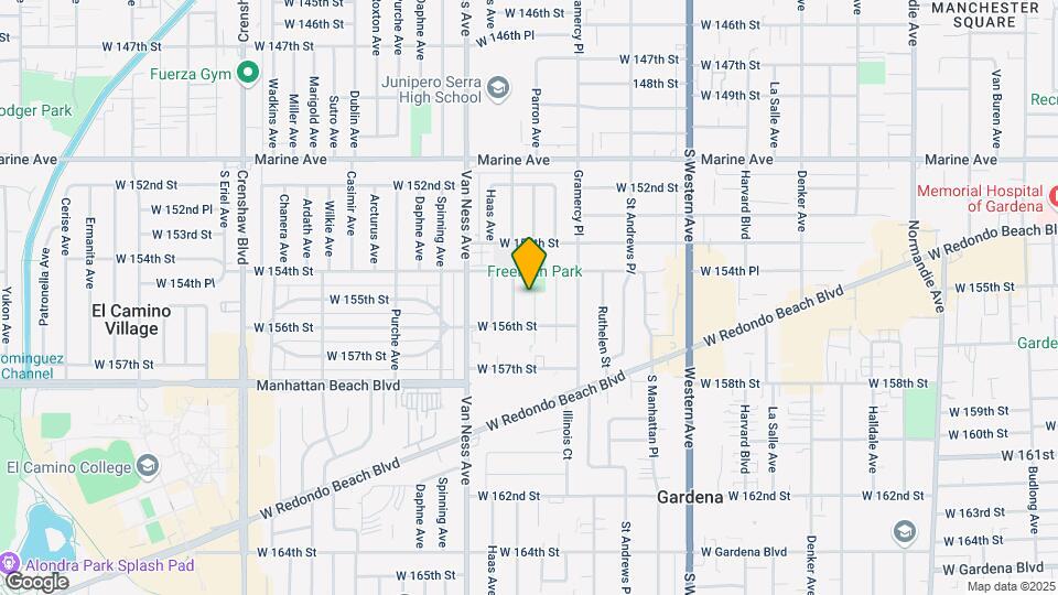 15425 Parron Ave Map and Location Details