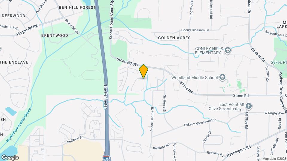 2845 Ridgeview Dr Map and Location Details