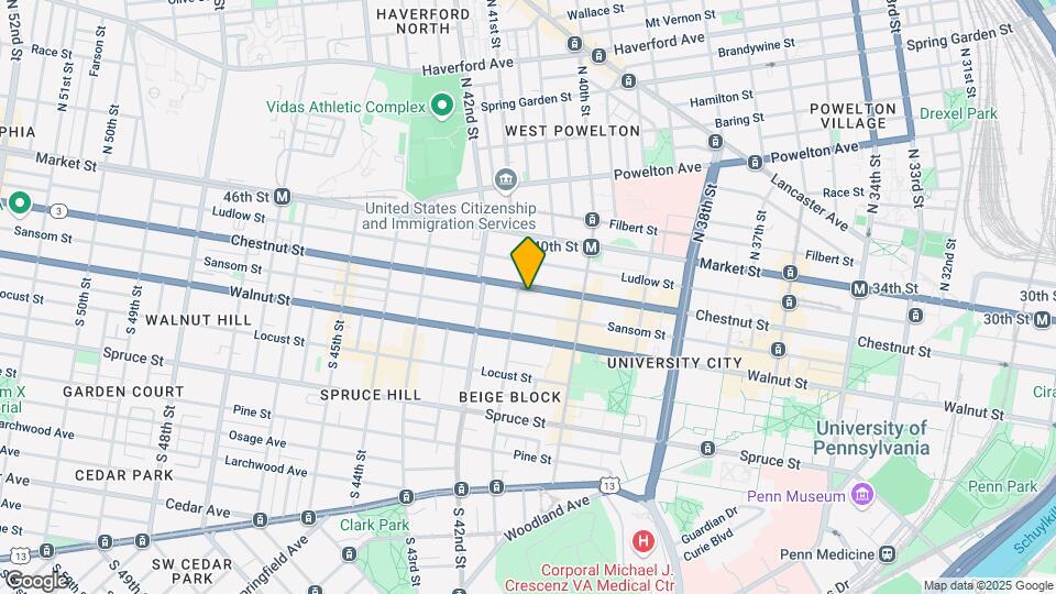 4054 Chestnut St Map and Location Details
