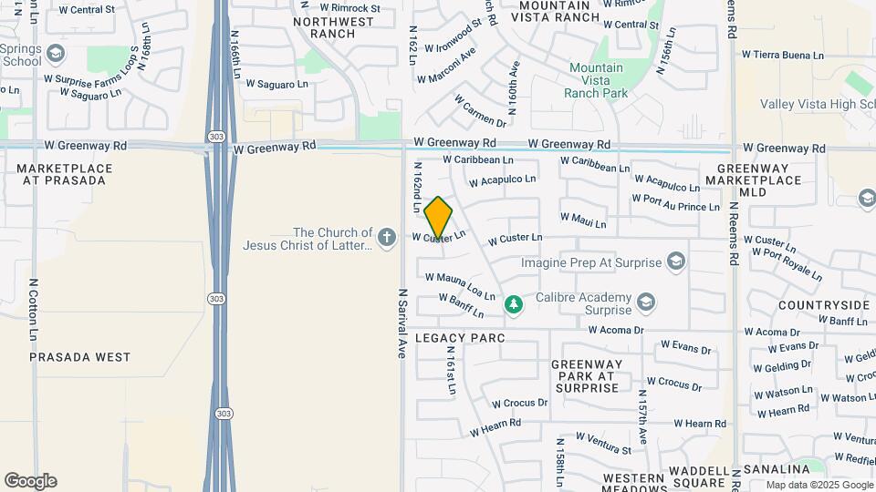 16213 W Custer Ln Map and Location Details