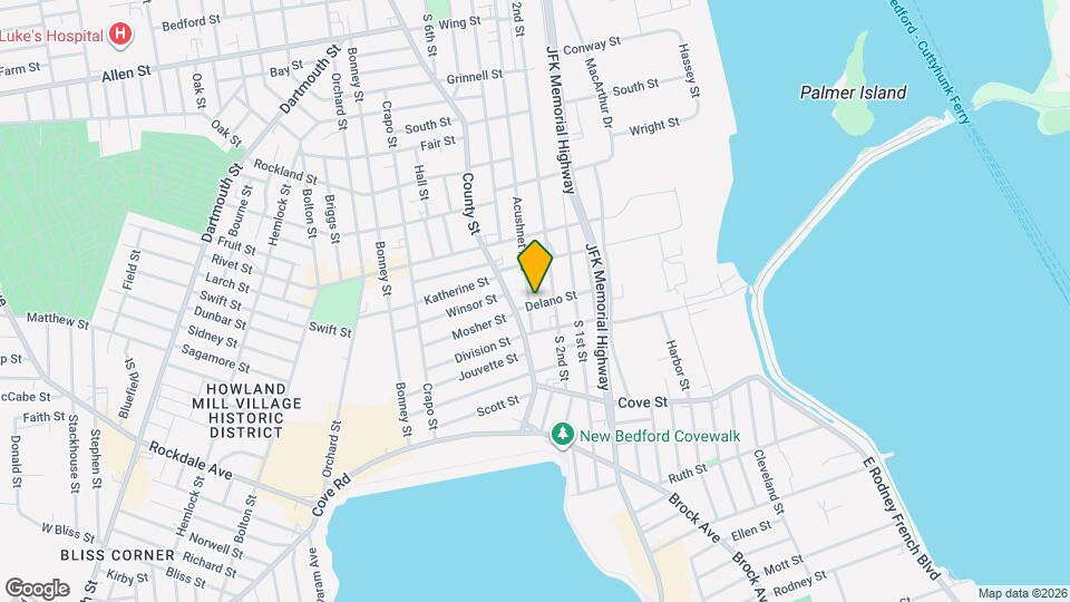 77 Delano St, Unit 2 Mapa y Detalles de la Ubicación