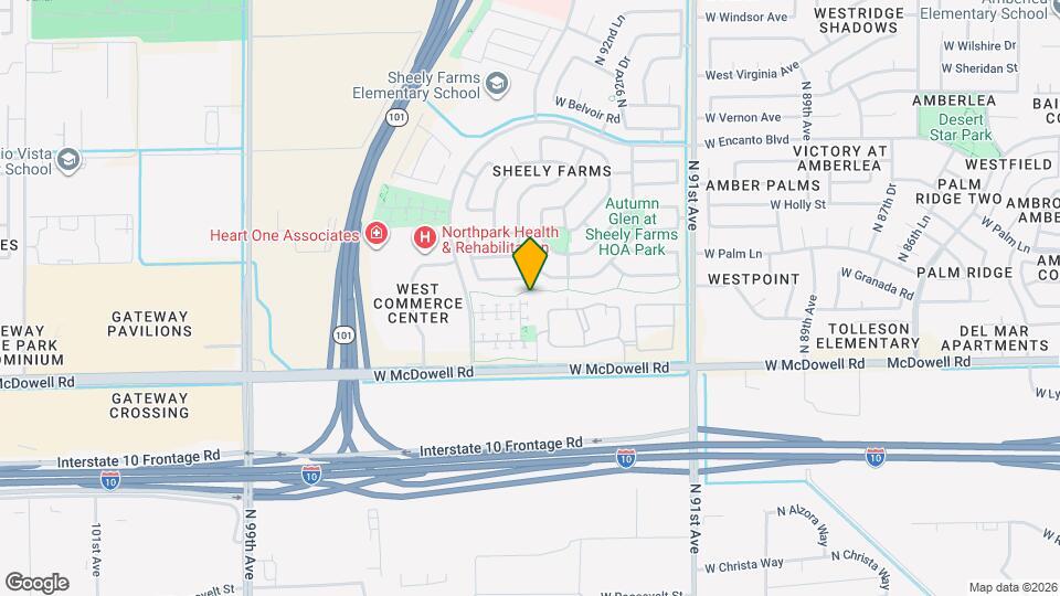 1813 N 94th Ave Mapa y Detalles de la Ubicación