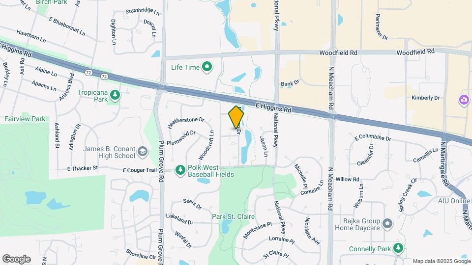 502 Del Lago Dr Map and Location Details
