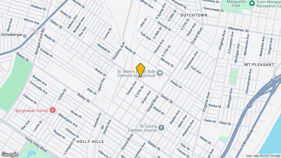 3727 Delor St Map and Location Details