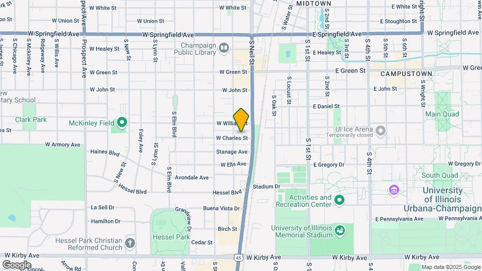 108 W Charles St Map and Location Details