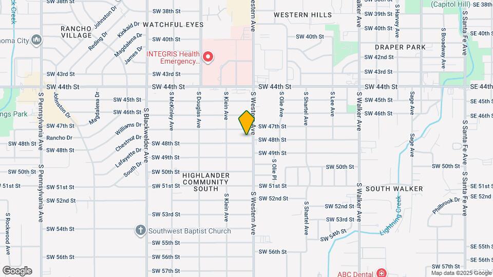 909 SW 48th St Map and Location Details