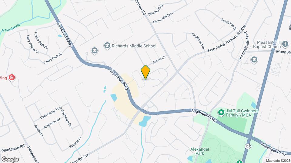590 Summerstone Ln Map and Location Details