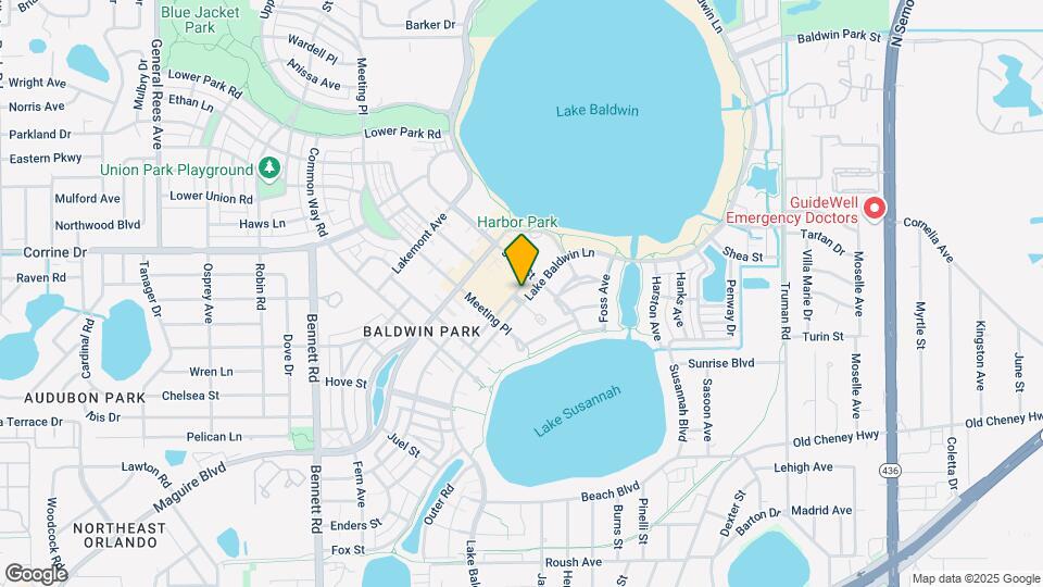 1500 Lake Baldwin Ln Map and Location Details